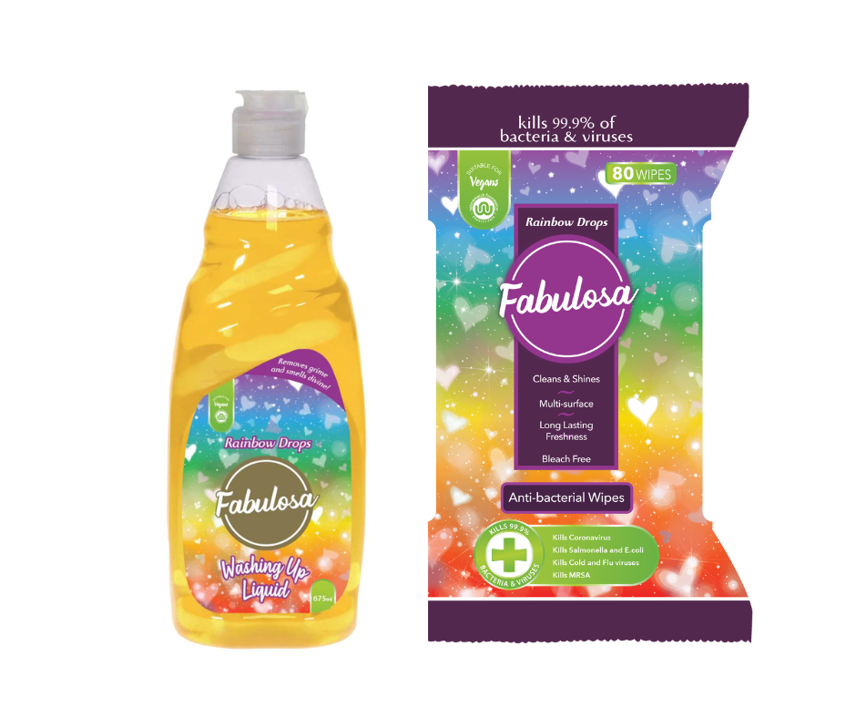 Fabulosa Rainbow Drops Cleaning Duo Homeporium Australia