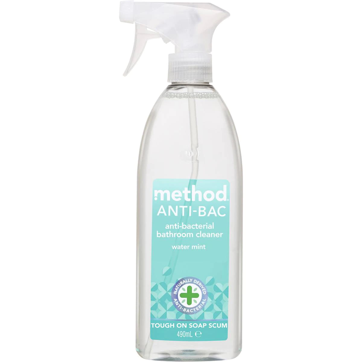 Method Anti bacterial Bathroom Cleaner Water Mint 490ml